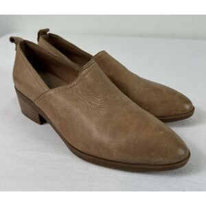 Bella Vita Porter Women's Size 5 Slip-On Shooties‎ Brown Tan Leather Loafers